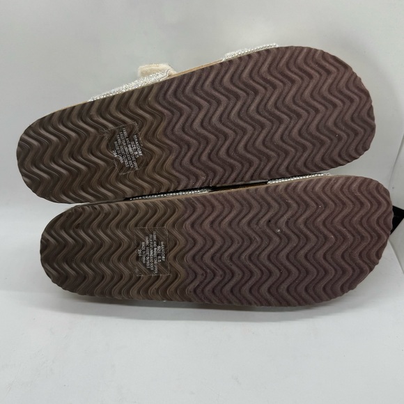 Madden Girl Brandorf Rhinestone Slip on Sandals Bling Faux Fur Lined Size 8.5 - Picture 9 of 10